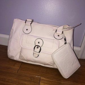 New with Tags White Purse with Wallet